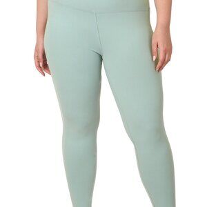 ZENANA PLUS PREMIUM MICROFIBER WIDE WAISTBAND LEGGINGS-DUSTY GREEN Size 3x